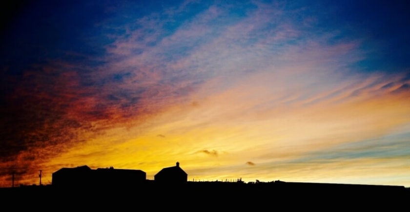 Sun Set Over Norfolk